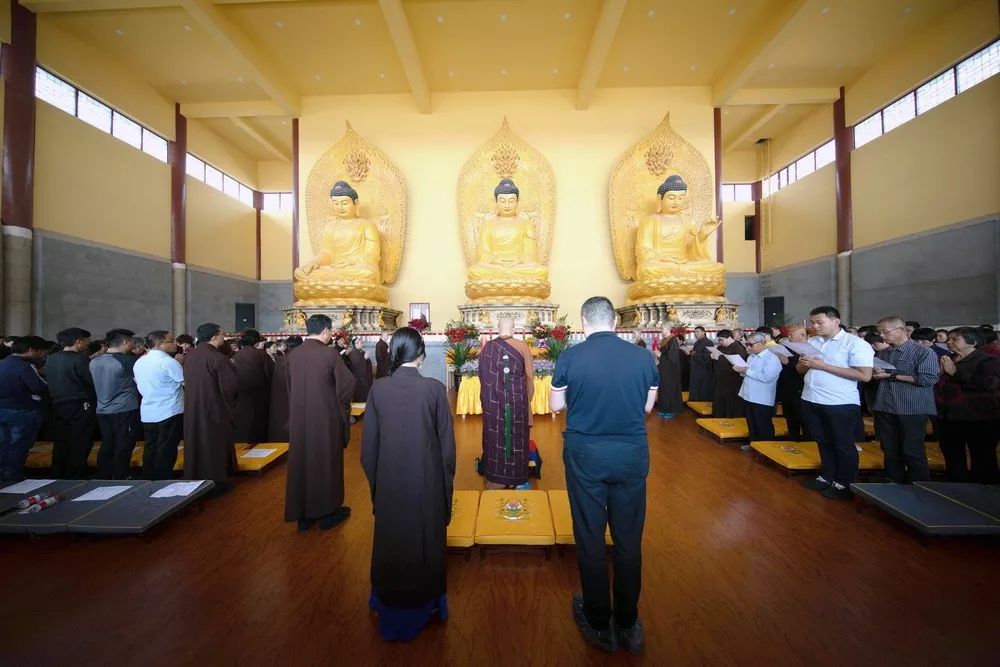 香汤灌沐紫金躯 | 冀州道安寺隆重举行释迦牟尼诞辰浴佛法会