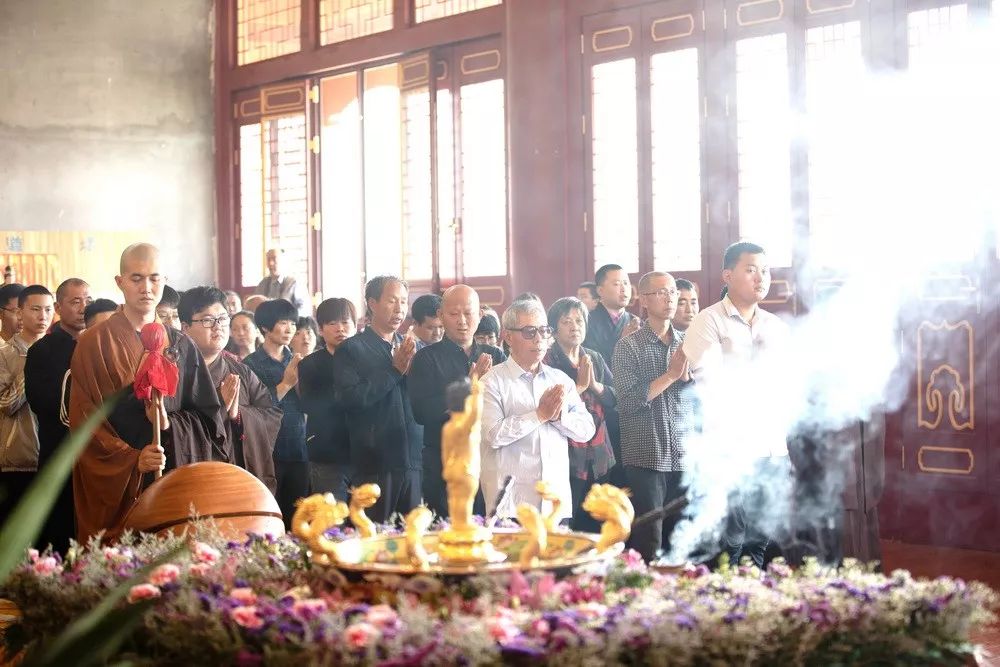 香汤灌沐紫金躯 | 冀州道安寺隆重举行释迦牟尼诞辰浴佛法会