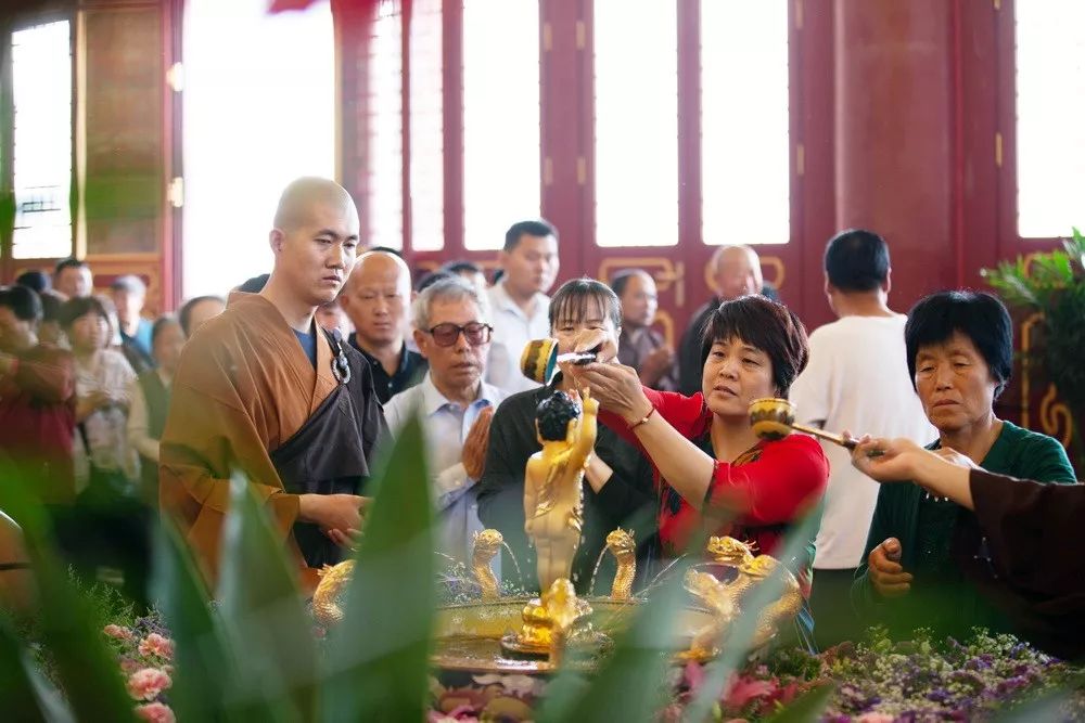 香汤灌沐紫金躯 | 冀州道安寺隆重举行释迦牟尼诞辰浴佛法会