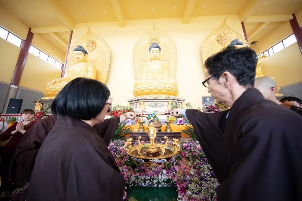 香汤灌沐紫金躯 | 冀州道安寺隆重举行释迦牟尼诞辰浴佛法会