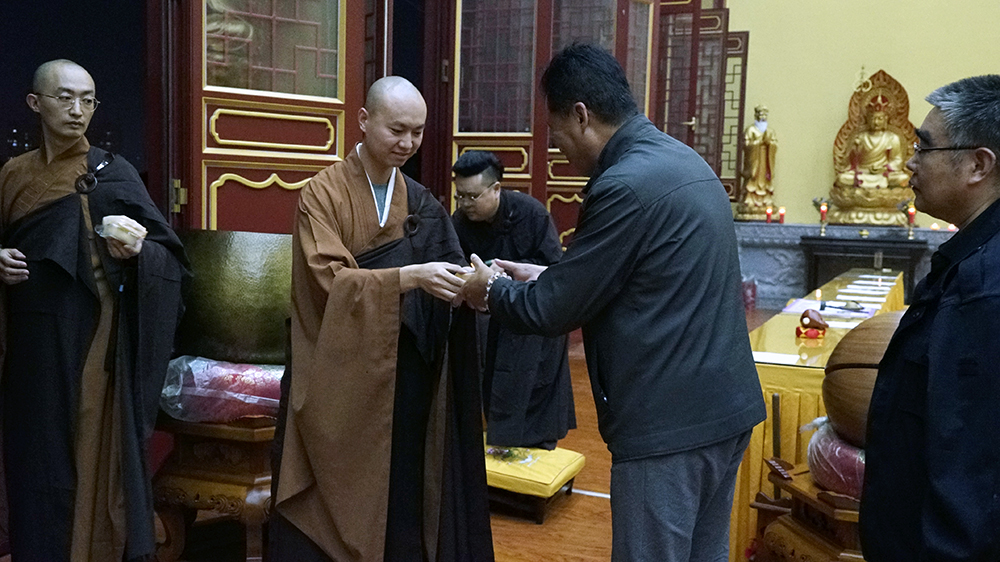 我们的节日 | 冀州道安寺举行国庆升旗仪式及中秋供月传灯法会圆满