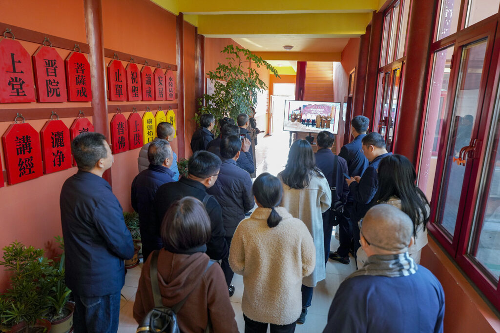 邯鄲市民宗局蒞臨冀州道安寺參觀交流